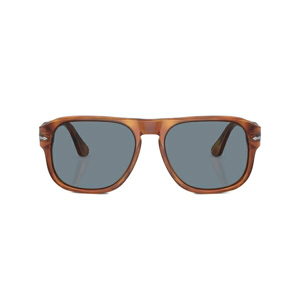 ペルソル メンズ サングラス・アイウェア 付属物 Round-frame sunglasses  Brown