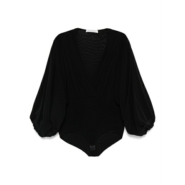 フィロソフィーデロレンゾセラフィーニ レディース プルオーバー トップス Draped bodysuit Black