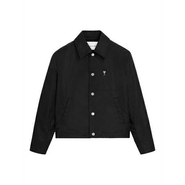 意中の女 メンズ 上衣＆上衣 アウター Ami de coeur button-fastening jacket Black