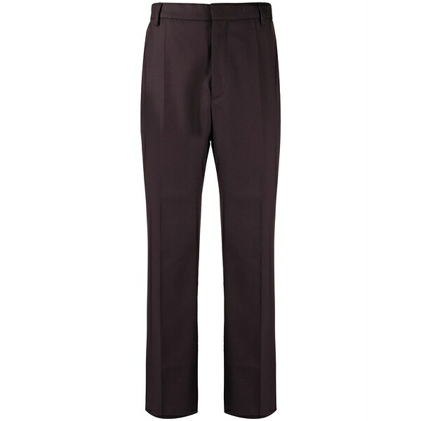 ナヌーシュカ メンズ カジュアルパンツ ボトムス Jun twill straight-leg trousers Purple｜asty