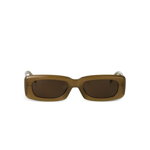 ジ アティコ レディース 黒眼鏡＆アイウェア 添え物 Rectangle-frame sunglasses Green