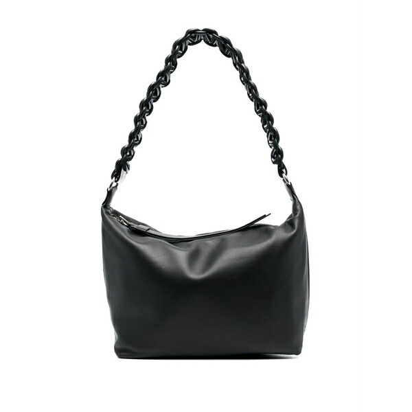 ハラ レディース トートバッグ 御徒面子 Lattice leather tote bag  Black
