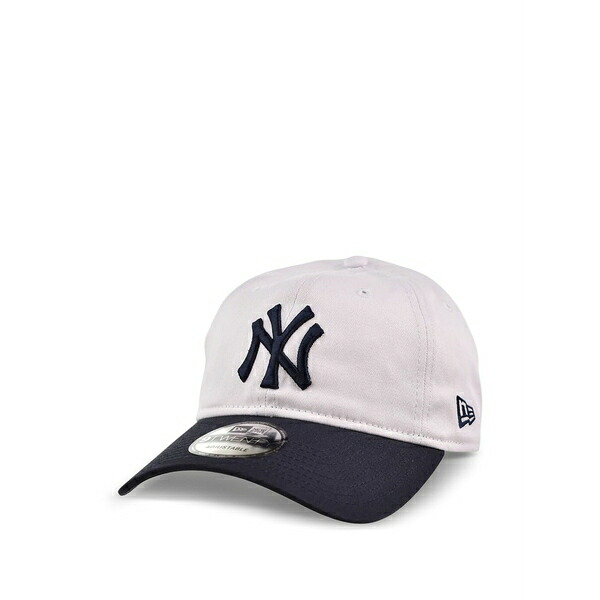 ニュー内鰓 メンズ かぶり笠 添え物 9forty new york yankees cap White