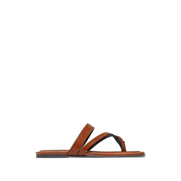 ベルナルド レディース サンダル シューズ Ocana toe-ring thong flat sandals Brown