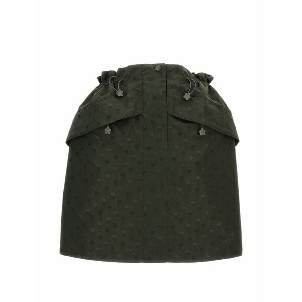 セシリー・バンセン レディース スコート ボトムス Delina floral-jacquard mini skirt Green