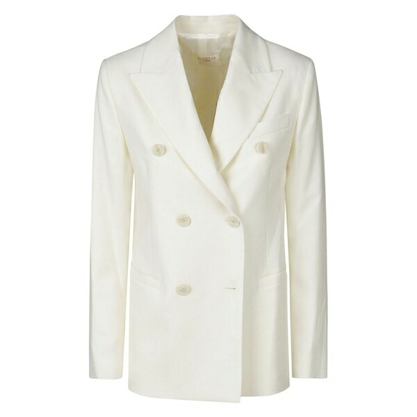 モンテドーロ レディース 上衣＆上衣 アウター Wool blazer White