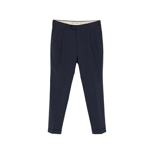ベルウィッチ メンズ 心地好いズボン下 ボトムス Pleated trousers Blue
