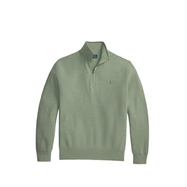 ラルフローレン メンズ スポーツシャツ トップス Half-zip polo shirt Green