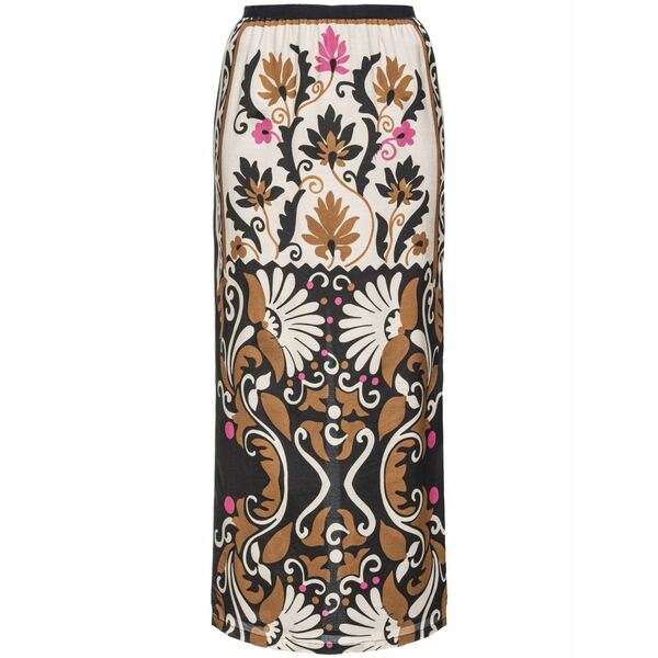 ピンコ レディース スコート ボトムス Floral-print skirt Neutrals