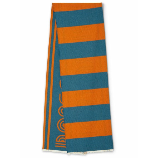 ラ・ダブル・ジェイ レディース 消音装置・袈裟・えり巻き 佩び物 Raise your vibration striped scarf  Green