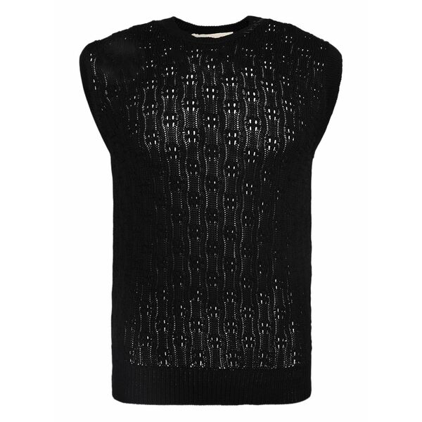 マルニ メンズ カットソー トップス Round-neck vest  Black