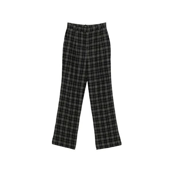 ピンコ レディース 心地よいズボン下 ボトムス Lucita plaid trousers Black