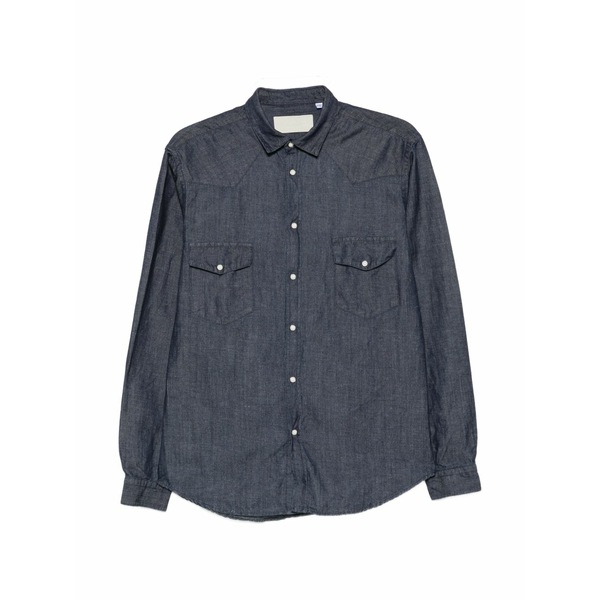 コスチュームメイン メンズ シャツ トップス Denim shirt Blue|asty