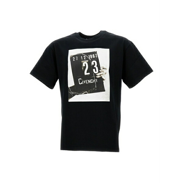 ジバンシー メンズ ティーシャツ トップス Graphic-print t-shirt Black