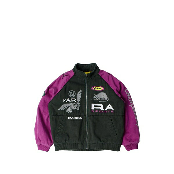 ﾊﾞｲﾊﾟｰﾗ メンズ 上衣＆上衣 アウター Owl meets rat racing jacket Green