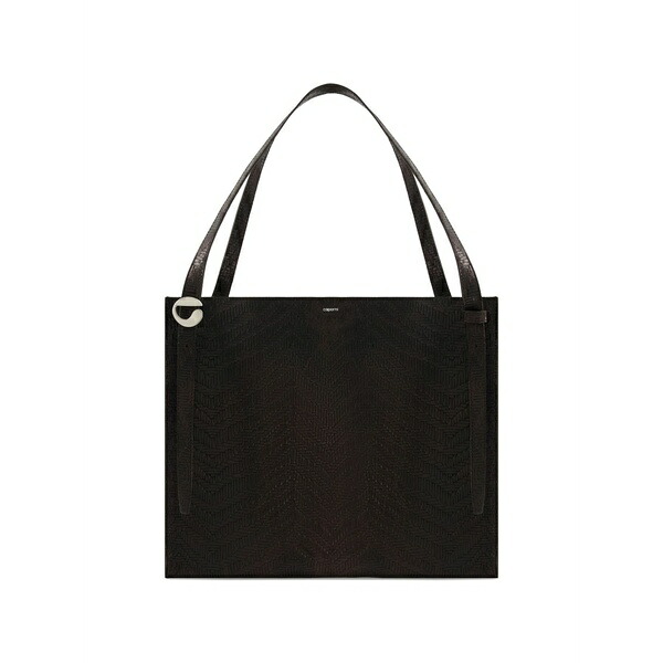 コペルニ レディース トートバッグ 御徒面子 Belt tote bag Brown