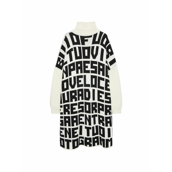 エムエスジイエム レディース 衣裳 トップス X caterina frongia roll-neck printed MIDI dress White