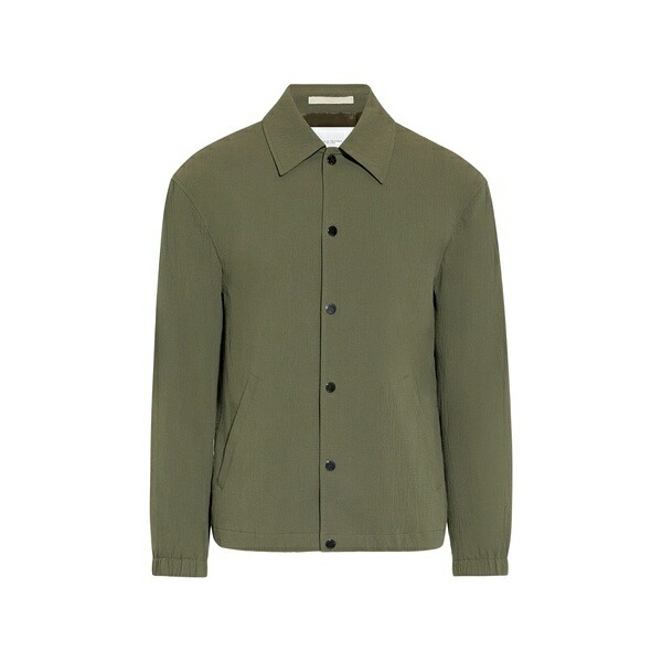 パウロペコラ メンズ 上衣＆上衣 アウター Button-up shirt jacket Green