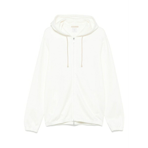 イレブンティ メンズ パーカー・スウェットシャツ アウター Zip-up hoodie  White