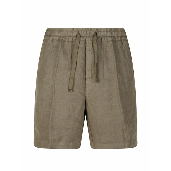 アルテア メンズ 心地好いズボン下 ボトムス Drawstring pocket shorts Brown