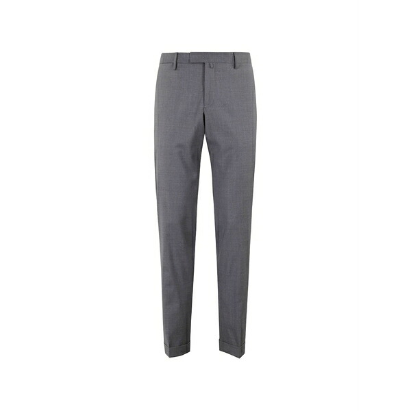 ブリ後ろ側 1949 メンズ 心地好いズボン下 ボトムス Turn-up-hem trousers Grey