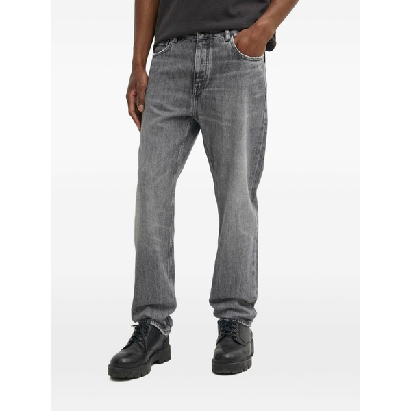 ウォン御手々赤いこと メンズ ジーンズズボン下 ボトムス Button-up trousers Grey