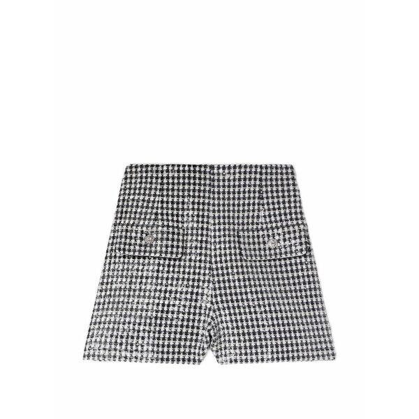 砂子ロ レディース 心地よいズボン下 ボトムス Zip-fastening shorts Black