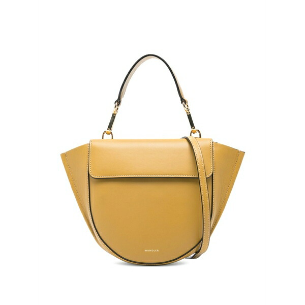 ワンドラー レディース ショルダーバッグ 御徒面子 Mini hortensia flap houlder bag Yellow
