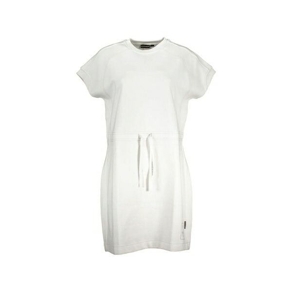 ナパピリ レディース 衣裳 トップス Drawstring sweatshirt dress White