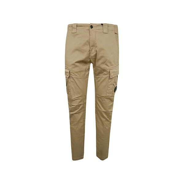 シーピーカンパニー メンズ 心地好いズボン下 ボトムス Logo-label cargo pants Neutrals