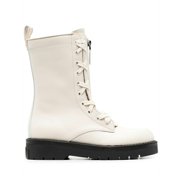 ヴァレンティノ ガラヴァーニ レディース ブーツ シューズ Xcombat leather boots Neutrals