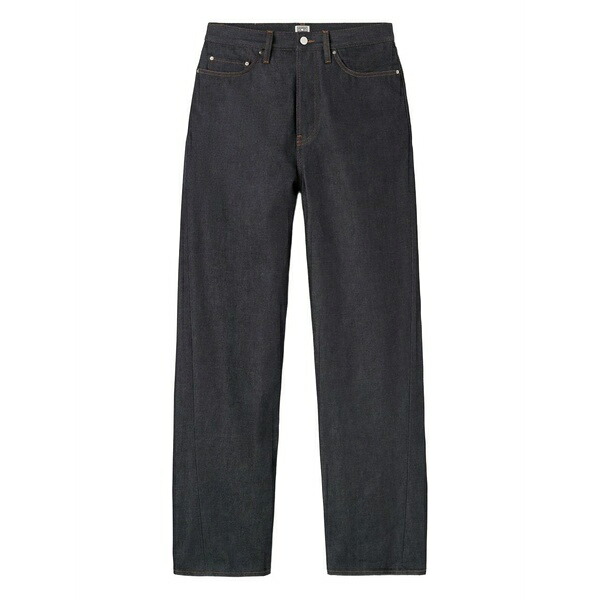 トーテム レディース ジーンズズボン下 ボトムス Cotton raw-denim jeans Blue