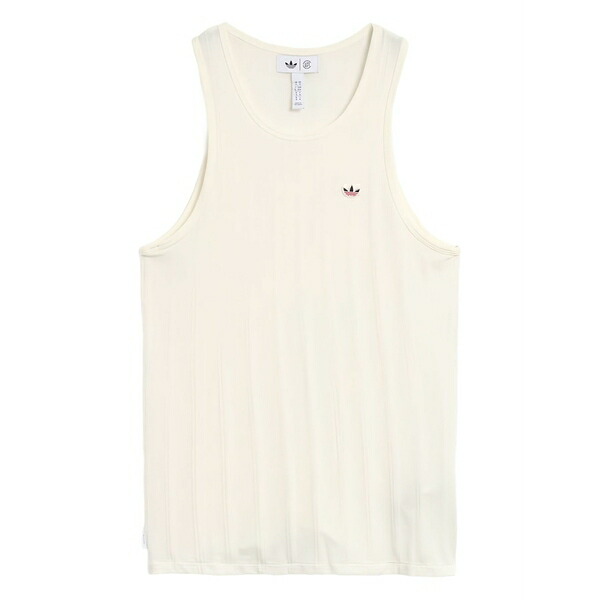 アディダス メンズ カットソー トップス X clot ribbed tank top White
