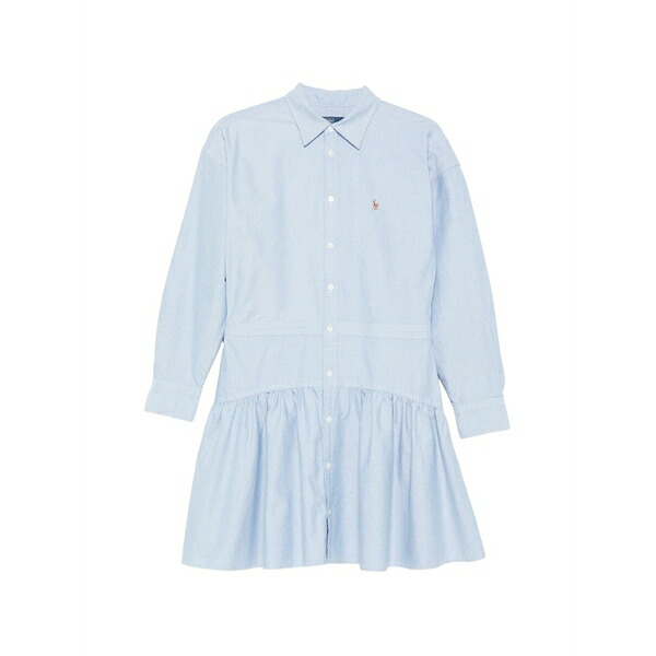 ラルフローレン レディース 衣裳 トップス Ruffled mini dress Blue