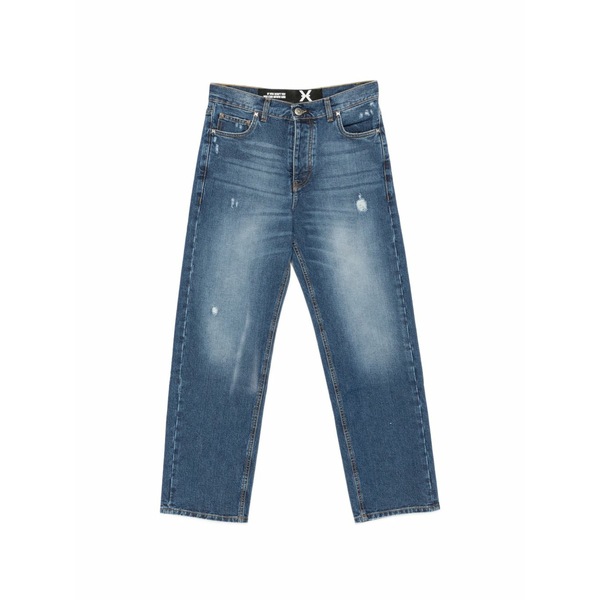 ジョン バージニアの州都 メンズ ジーンズズボン下 ボトムス Distressed faded jeans Blue