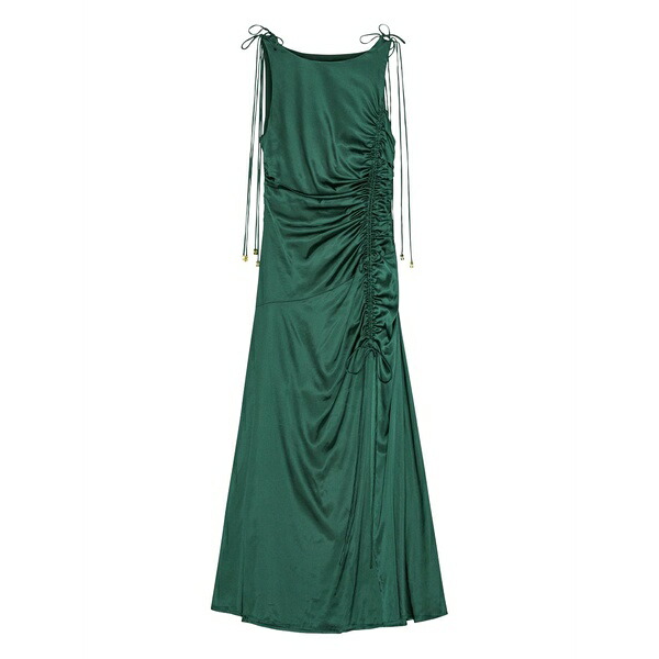 ガニー レディース 衣裳 トップス Satin maxi dress Green