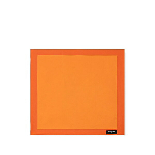 パトリツィア ペペ レディース 消音装置・袈裟・えり巻き 佩び物 Logo-patch square scarf Orange