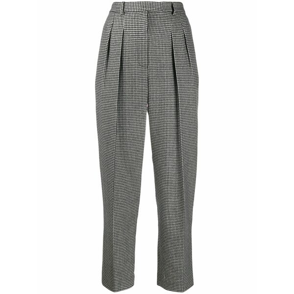 アーペーセー レディース 心地好いズボン下 ボトムス Cheryl houndstooth-print trousers Black