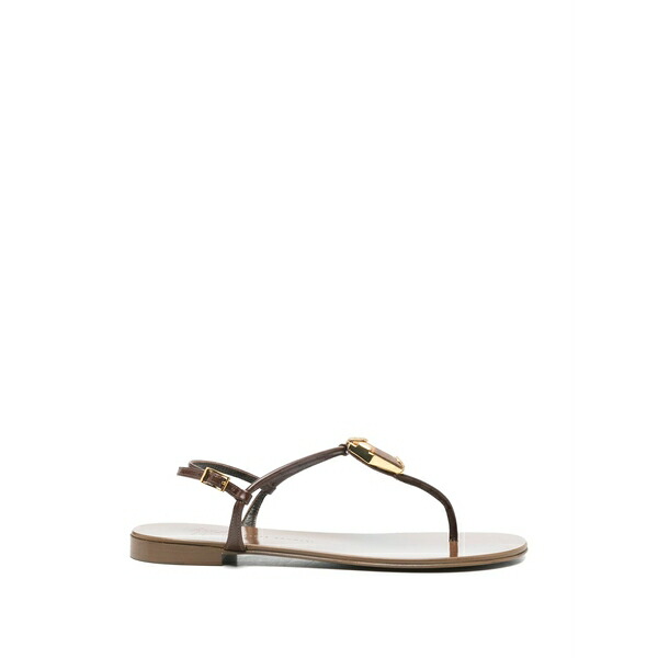 ジュゼッペザノッティ レディース サンダル シューズ Buckle embellished sandals Brown