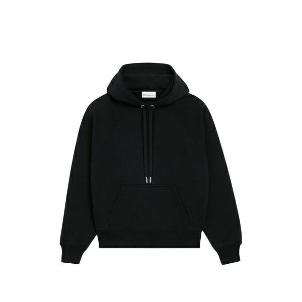 意中の女 メンズ パーカー・スウェットシャツ アウター Ami de coeur hooded pocket sweatshirt Black