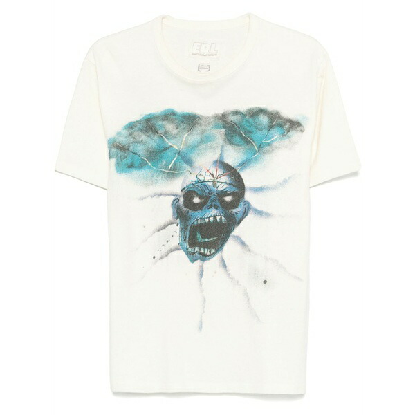 エアル メンズ ティーシャツ トップス Skull t-shirt Neutrals