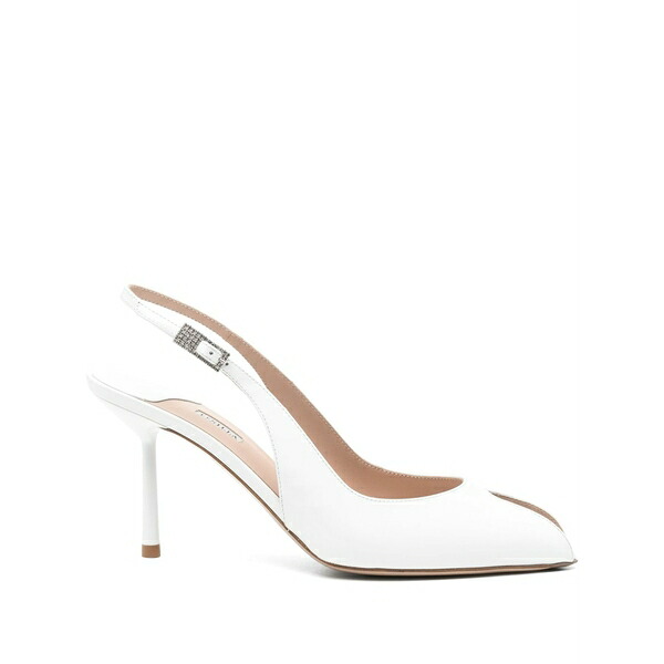 ル シラ レディース パンプス シューズ 10粍 clivage pumps White