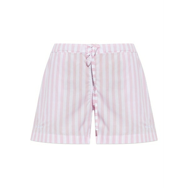 フンザ・ジー レディース 心地好いズボン下 ボトムス Embroidered striped shorts Pink