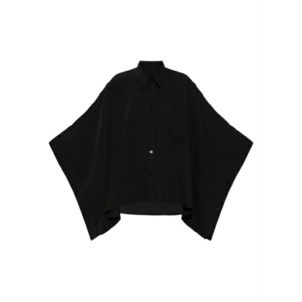 マルタンマルジェラ レディース プルオーバー トップス Button-up shirt Black