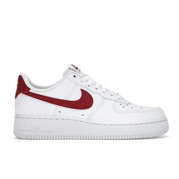Nike ナイキ メンズ スニーカー 【Nike Air Force 1 Low White Team Red】 サイズ US_9.5(27.5cm) White/Team Red｜asty