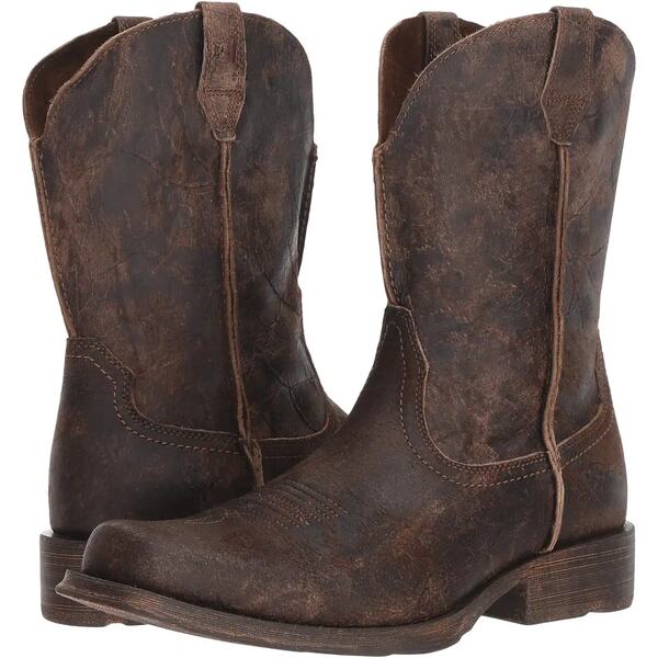 Ariat ウィメンズ サーキットチャンピオン ウエスタンカウボーイブーツ カラー: ブラウン並行輸入品 乗馬 