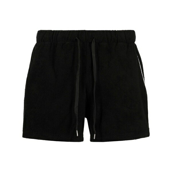 ブルー スカイ イン メンズ カジュアルパンツ ボトムス Waiter cotton terry-cloth shorts Black｜asty