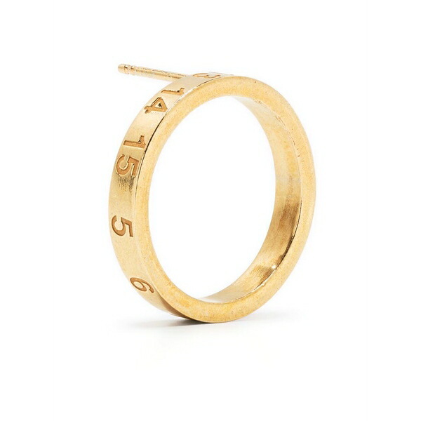マルタンマルジェラ メンズ ピアス・イヤリング 添え物 Engraved numbers single earring Gold