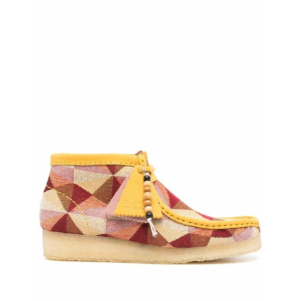 クラークス レディース ブーツ シューズ 35mm wallabee boots Yellow｜asty