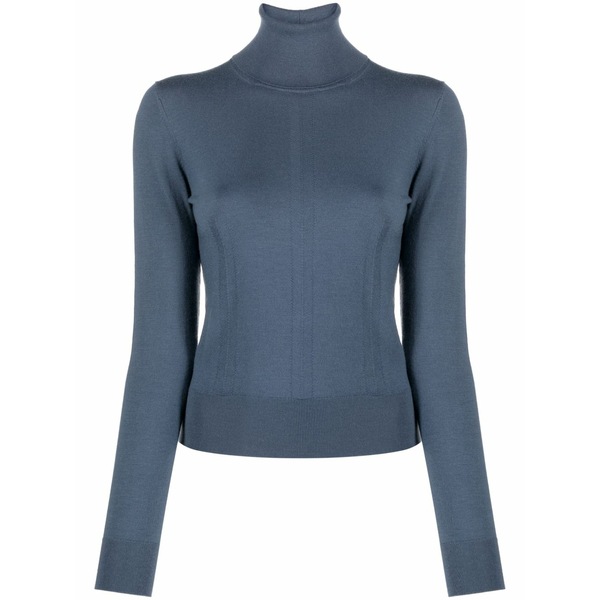 ジョセフ レディース ニット&セーター アウター Roll-neck cashmere-blend jumper Blue|asty